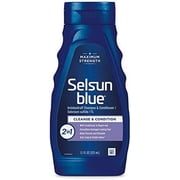 Selsun Blue 2-in-1 Anti-dandruff Shampoo & Conditioner, 11 fl. oz., Maximum Strength 2-in-1 Treatment, Selenium Sulfide 1%