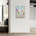 thumbnail image 3 of Farmhouse Bathroom Wall Art Rustic Flowers in Mason Vase Bathroom Wall Decor Farm Floral Pictures Painting Country Butterfly Canvas Artwork Home Decor Framed for Bathroom Bedroom Living Room 12"x16", 3 of 6