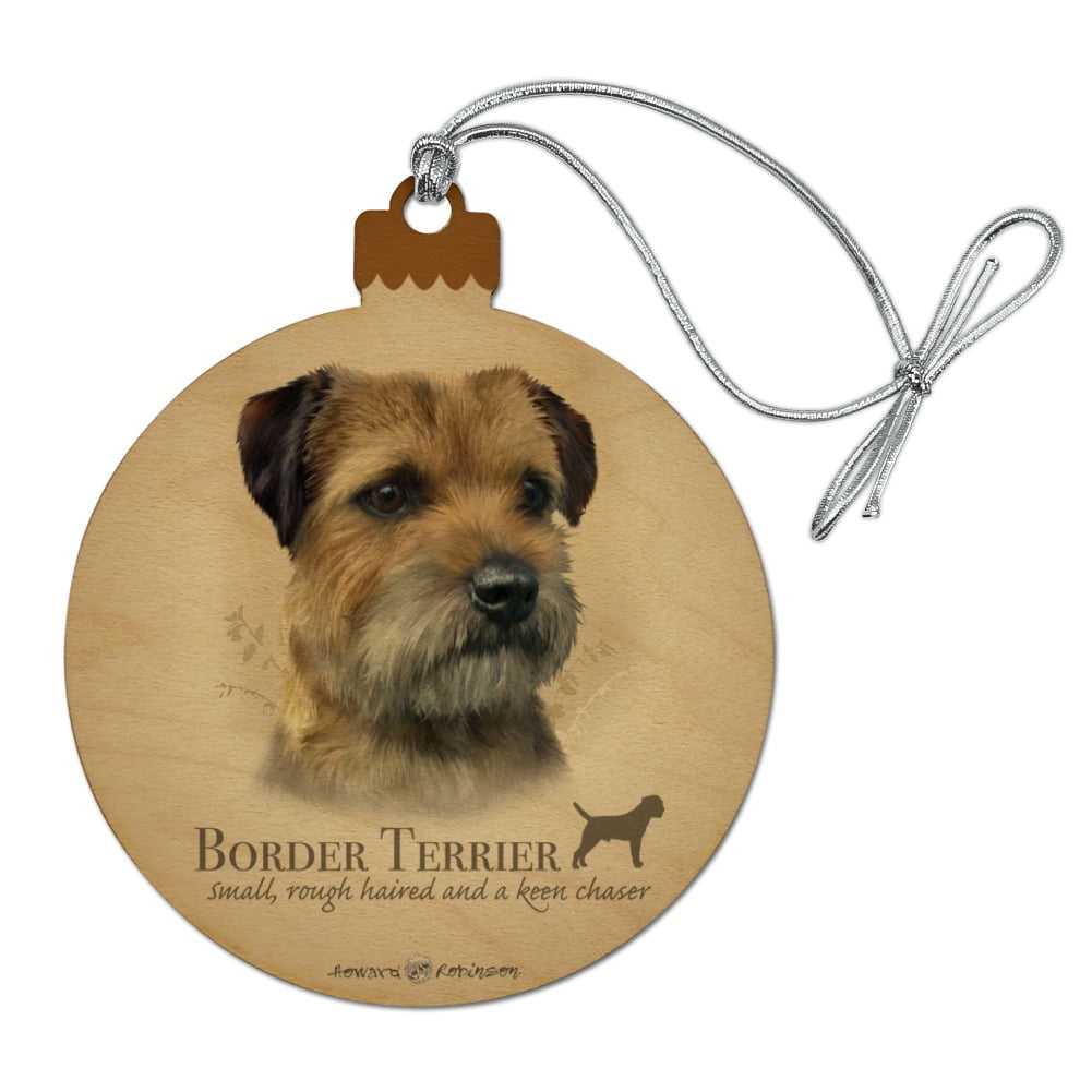 border terrier ornament
