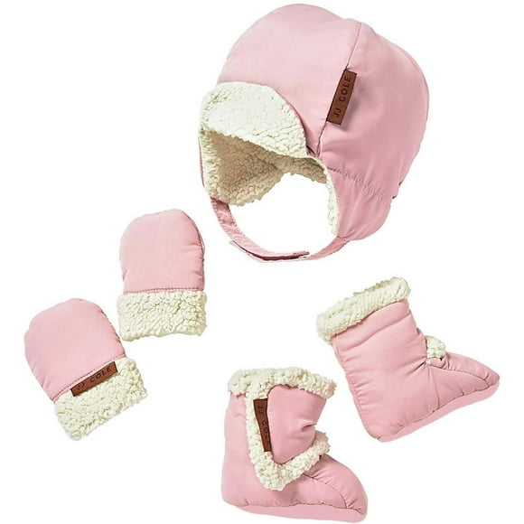 JJ Cole Ensemble Chapeau Bébé Bomber, Rose Blush