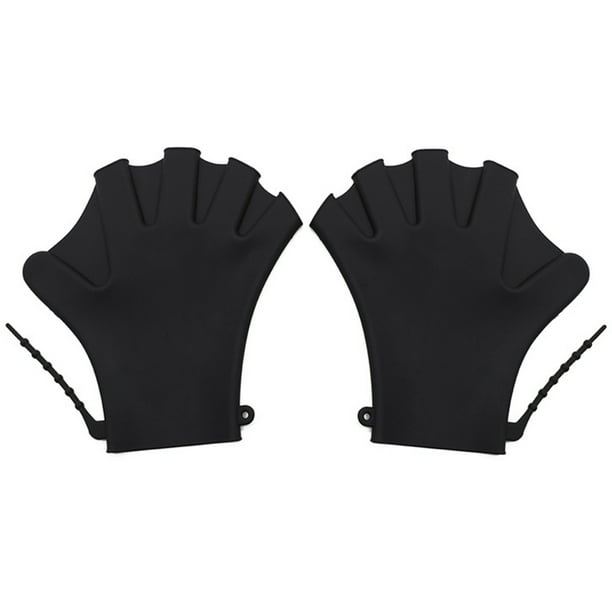 Manoplas 1 par de guantes de natación palmeados Fitness guantes de entrenamiento de resistencia al a TOMSHOO Manoplas