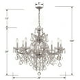 thumbnail image 4 of Crystorama Lighting - Nine Light Chandelier - Chandelier - Maria Theresa - Eight, 4 of 7