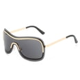 thumbnail image 1 of Gafas de sol de moda todo en uno Gafas de sol modernas para fotografía callejera europea y americana, fabricadas en PC, 1 of 5
