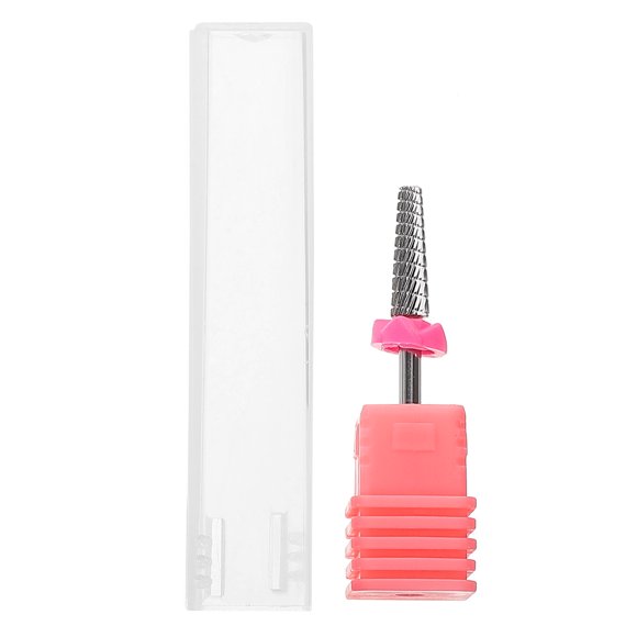 Broca de carburo de tungsteno 5 en 1 para uñas, eliminación rápida de esmalte de gel, limpiador de cutículas, herramienta de manicura y pedicura para uso en salón de belleza en casa