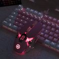 thumbnail image 4 of Wired Gaming Mouse, Metal Texture Mechanical Cool Shape, Four-Speed Optical Engine Switching, Up to 3200DPI(Pink), 4 of 5