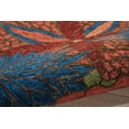 thumbnail image 6 of Nourison South Beach Indoor/Outdoor Floral Artistic Deep Sea 5' x 7'6" Area Rug, (5' x 8'), 6 of 7