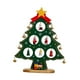 thumbnail image 3 of Decoración de árbol de Navidad de madera para escritorio, divertido adorno de mesa para el hogar. Verde Pequeño, 3 of 9