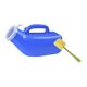 thumbnail image 1 of Botella de orina masculina orina botella de recolección de oraciones a prueba de fugas con cepillo de limpieza para niños conduciendo para conducir Azul, 1 of 7