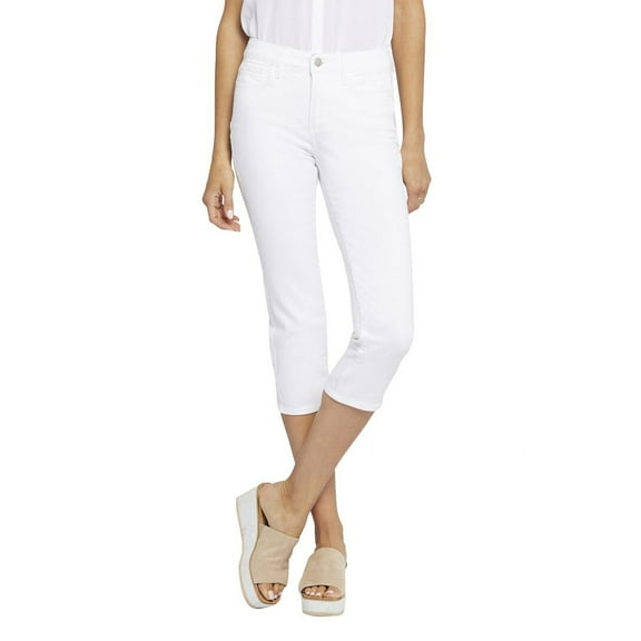 NYDJ womens  Crop Optic White Relaxed Jean, 24