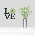 thumbnail image 2 of Carolines Treasures CK4348WALV Thai Ridgeback Green Flowers Metal Wall Artwork LOVE 12X12 multicolor, 2 of 2