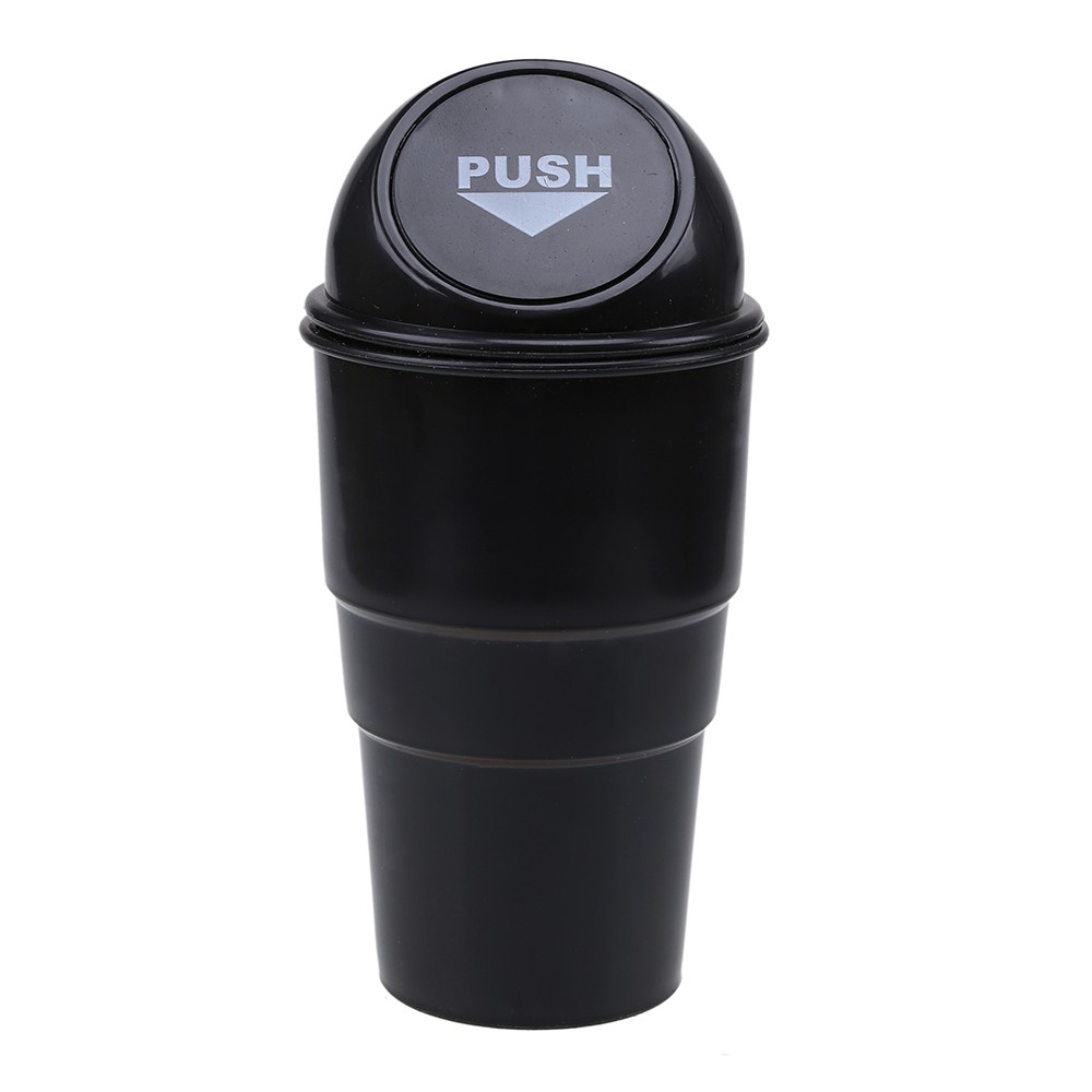 Possbay Automotive Cup Holder Garbage Can Small Mini Trash Bin Car