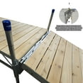 thumbnail image 4 of Patriot Docks 4' Shore Ramp Kit for Truss Style Stationary or Roll-In Dock (Gray Poly Decking) (R-1011), 4 of 6
