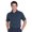 Navy, variant on Monterey Club Men's Jacquard Texture Solid Golf Polo Shirt #1067