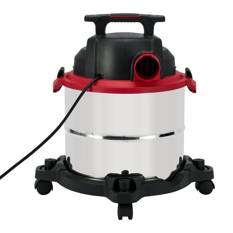 Free Shipping! Hyper Tough 5 Gallon Stainless Steel Wet Dry Vacuum