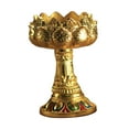 thumbnail image 3 of Candelabro, soporte para velas, candelabro para velas de té, soporte para lámpara de , para lámpara de ghee para centro de mesa, decoración pies altos, 3 of 8