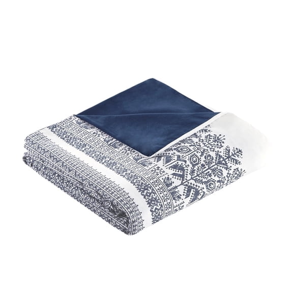 Gracie Mills Robbins Chenille Tufted 3-Piece Cotton Duvet Cover Set - GRACE-12891