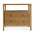 thumbnail image 5 of Butler Specialty Company Celine 2 Drawer Wood Wide Nightstand - Natural, 5 of 7