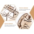 thumbnail image 4 of 1 Set 3D Wooden Marble Run Puzzle Toy Hand-cranking Track Beads Rolling Toy, 4 of 5