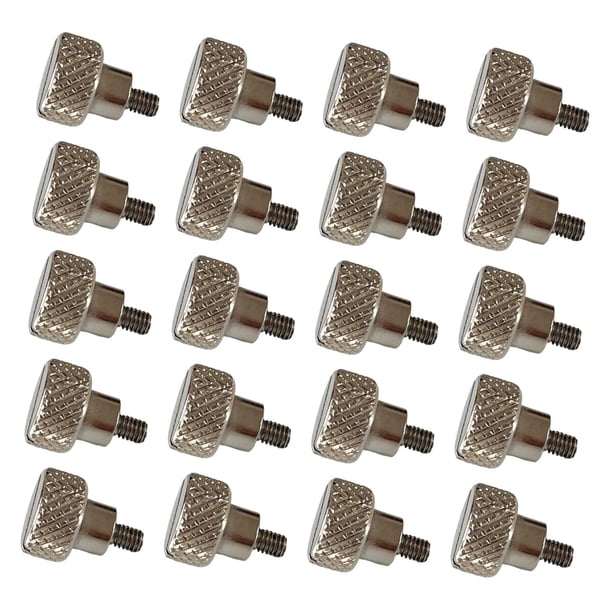 20 tornillos de mariposa para prensatelas de acero inoxidable para bordado 35 mm