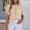 Khaki, variant on Womens Tops Off The Shoulder Blouses for Women Dressy Casual Cute Puff Sleeve T Shirts Fashion 2026 Sky Blue S