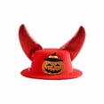 thumbnail image 1 of TIELUTT Halloween Pet Cat Witch Hat with Adjustable Horns Pet Clothes for Small Dogs Male Pet Clothes for Cats Pet Clothes Rack Pet Clothes for Medium Dogs Summer Pet Clothes for Large Dogs Girl, 1 of 4