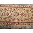 thumbnail image 3 of Rare Beige Amazed Floral Soft Hand Knotted Carpet Hall Way Runner Rug (23.1 x 2.6)', 3 of 9