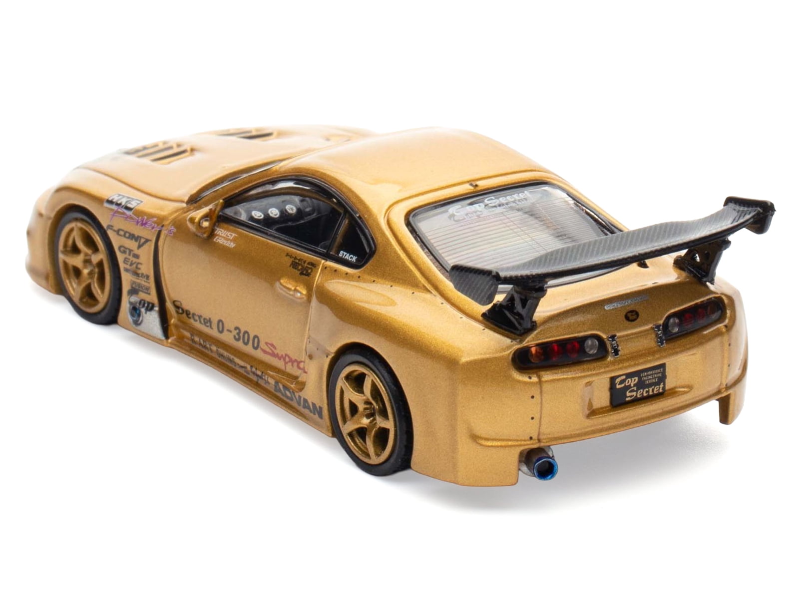 Toyota Supra (A80) GT300 RHD Gold Metallic "Tokyo Auto Salon 2025 Event Exclusive" 1/64 Diecast Model Car by Inno Models
