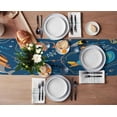 thumbnail image 2 of White Daisy Table Runner Spring Summer Seasonal Holiday Kitchen Dining Table ration for Indoor Outdoor Home Party r, 2 of 5