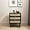 Black, variant on RARZOE Rattan Nightstand Dresser Chest of 3 Drawers, Wood Storage Dresser Cabinet Organizer Unit for Bedroom Living Room Closet Office(Black)