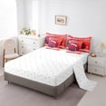 thumbnail image 3 of Boys Rugby Bedding Queen Size 7pcs Soccer Sports Comforter Set For Kids Teens,American Football Bedding Comforter Sets Rugby Printed Bed in a Bag Teens Gamer Bed Sheets Set Home Decorative,Soft, 3 of 4