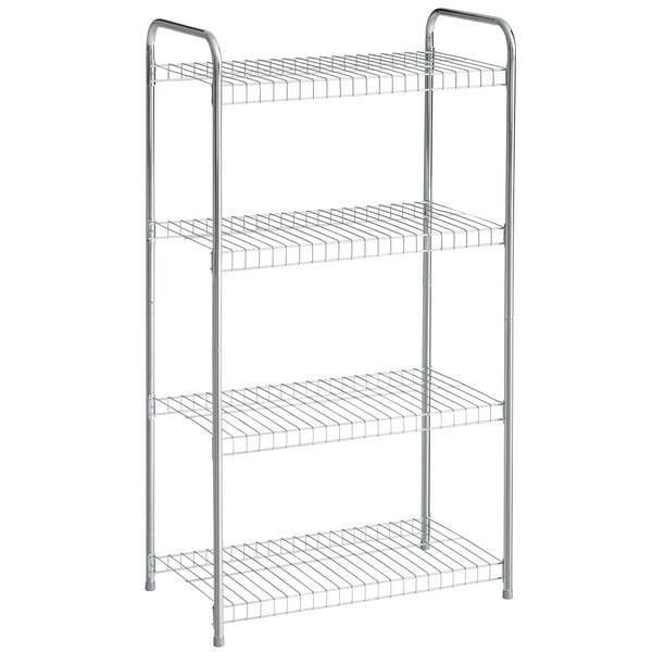 4 Tier Multipurpose Wire Shelving Unit, Can You Cut Rubbermaid Wire Shelves