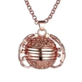 thumbnail image 2 of Opvise Creative Retro Multilayer Wing Round 4 Photos Pictures Box Locket Necklace Gift, 2 of 8
