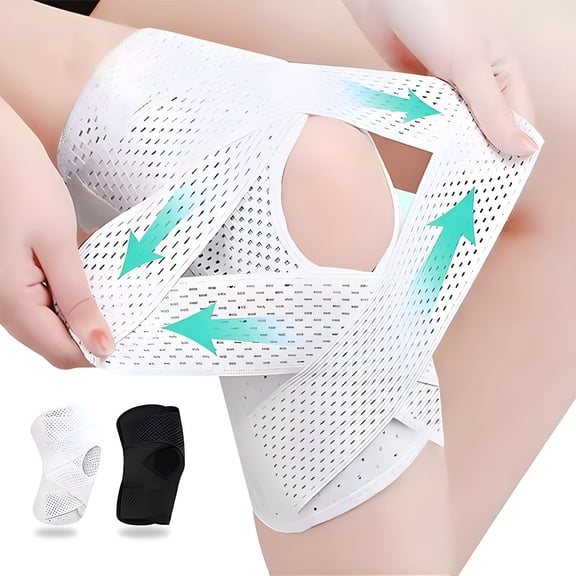 TELOLY 1Pcs Adjustable Knee Support for Knee Pain Arthritis Injury Recovery Compression Knee Pads for Work and Sports Kneepads