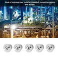 thumbnail image 4 of Ball Plunger  Spring Plunger  Spring Plunger Ball  Steel Ball Plunger  Ball Plunger Set 5pcs Screw Threaded Stainless Steel Flanged Ball Spring Plungers Set M5x5, 4 of 8