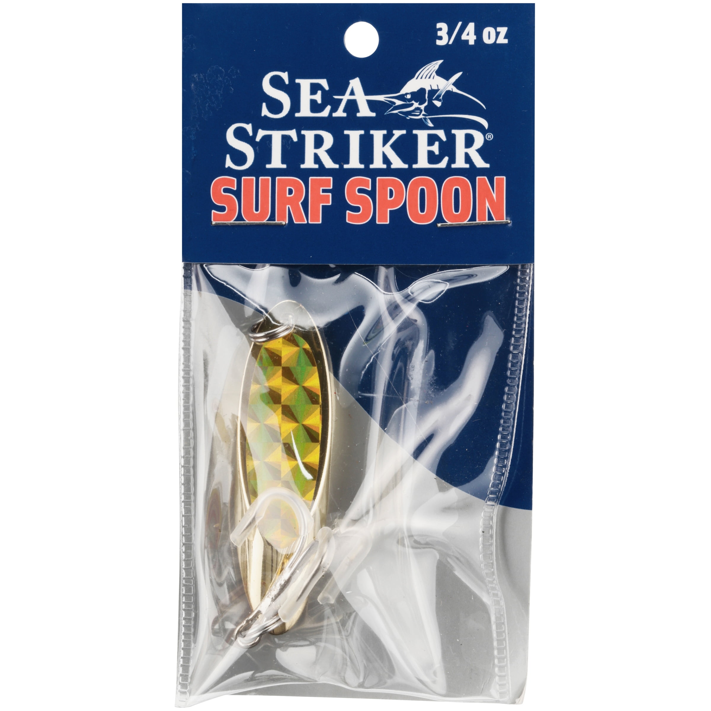 Sea Striker® 3/4 oz. Surf Spoon Fishing Lure Carded Pack