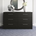thumbnail image 5 of Kappesberg Foster Black 3-Piece Modern Dresser and Nightstand Bedroom Set, 5 of 6