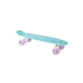 thumbnail image 1 of Patineta semiprofesional Display minicruiser tipo Penny menta trucks blancos ruedas rosas transparentes, 1 of 4