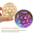 thumbnail image 3 of BESTYASH 4Pcs Beige Small Rattan Lamp Shade for Homeowners 11.8x7.9in, 3 of 5