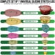 thumbnail image 2 of Juego de 7 piezas con tapas elásticas Basic Haus, reutilizables, multicolores, de silicona, 2 of 7