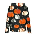 thumbnail image 3 of Ailaofu Halloween Sweatshirts For Women Long Sleeve Graphic Crewneck Sweatshirt Cute Pullover Tops Fall Fashion Clothing, 3 of 4