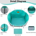 thumbnail image 4 of Bolsa de Playa Tote QOGiR Neopreno Gris y Verde Grande, 4 of 7