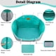 thumbnail image 4 of Bolsa de Playa Tote QOGiR Neopreno Gris y Verde Grande, 4 of 7