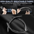 thumbnail image 3 of 3pcs Carbon Fiber Anti-Skid Steering Wheel Cover, Waterproof & Segmented Design, Universal 99% Vehicle Wheel Cover Protector, Car Interior Accessories, 3 of 6