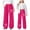 C-Hot Pink115, variant on JIAYUE Kids Girls Valentines Day Pants Bowknot Print High Waisted Straight-Leg Long with Drawstring Girlfriend Pants For Kids Stylish Streetwear