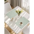 thumbnail image 5 of Sage Green Ombre Placemats Set of 12, Farmhouse Stripes Modern Abstract Art Placemats for Dining Table, Place Mats for Kitchen Tabletop, Waterproof Wipeable Dining Table Mats Set, 5 of 9
