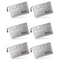 thumbnail image 1 of 6X Fireproof Document Bag,Waterproof and Fireproof Money Bag with Zipper,Fireproof Safe Storage Pouch for Passport ., 1 of 7