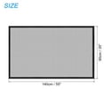 thumbnail image 2 of Uxcell Window Screen Mesh, 35" x 55" DIY Fiberglass Netting Mesh Black Frame with Hook and Loop Adhesive Edging, 2 of 6