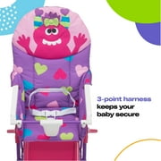 Cosco Kids Simple Fold Deluxe High Chair, Monster Shelley