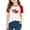Red, variant on Girls' Navy Raglan Sleeve Durable Heart Graphic T-Shirt - Soft Stretch Polyester Spandex Everyday Casual Tee for Kids 4-14 Years,Size 11 T