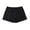 Black, variant on Summer Casual Shorts for Men Elastic Waist Side Split Shorts Lounge Shorts